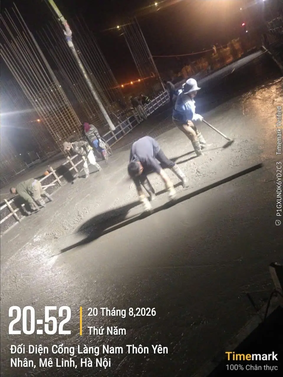 Dự án NOXH Minh Đức tháng 8 2026, thi công đổ bê tông ca đêm