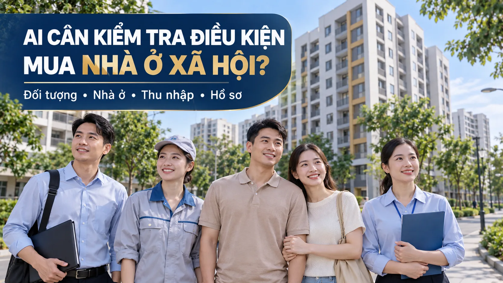Ai cần kiểm tra điều kiện mua nhà ở xã hội: đối tượng, nhà ở, thu nhập, hồ sơ