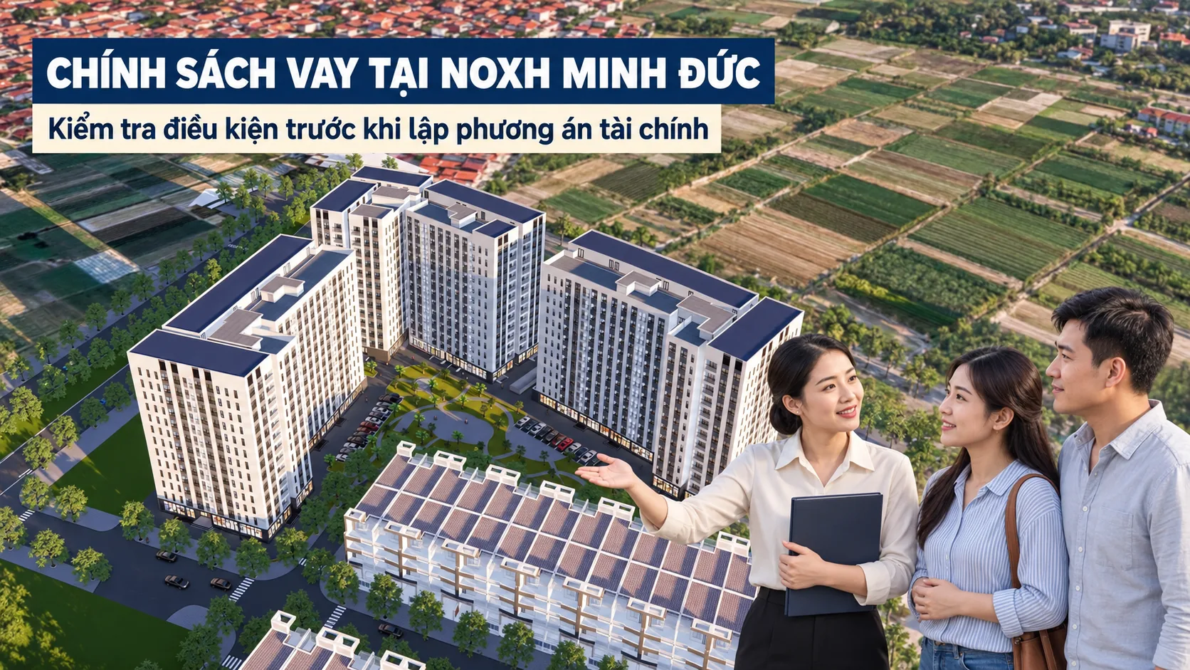 Chính sách vay tại NOXH Minh Đức: kiểm tra điều kiện trước khi lập phương án tài chính